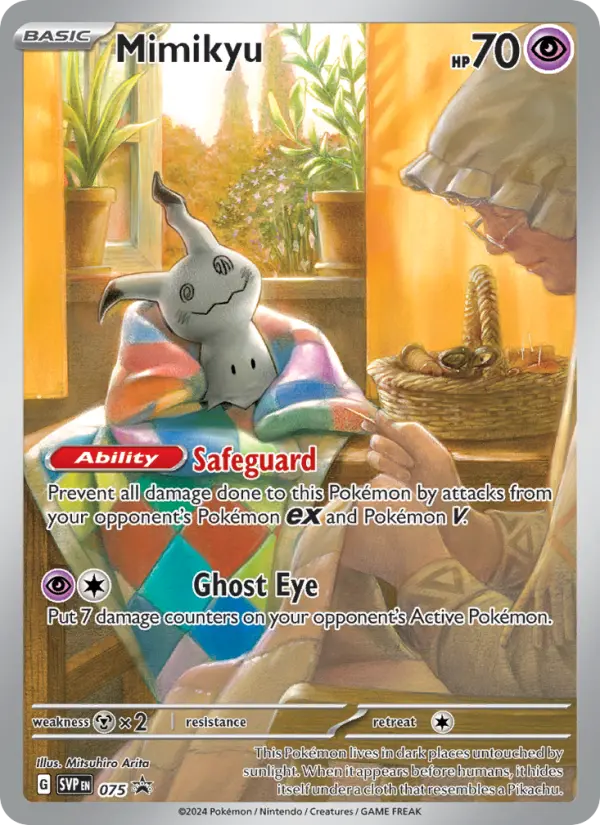 Mimikyu — SVP Black Star Promos card #075