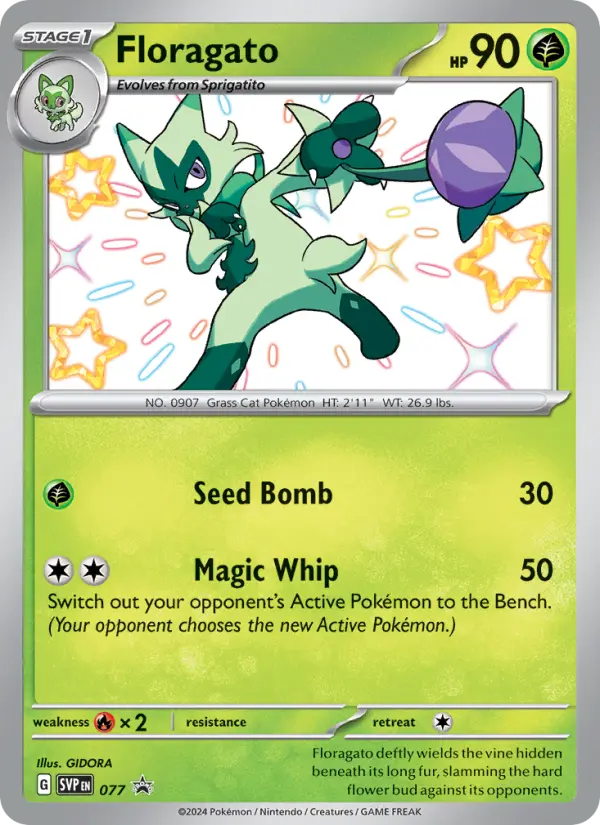 Floragato — SVP Black Star Promos card #077