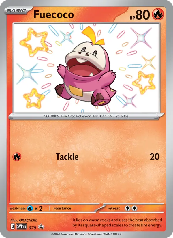 Fuecoco — SVP Black Star Promos card #079