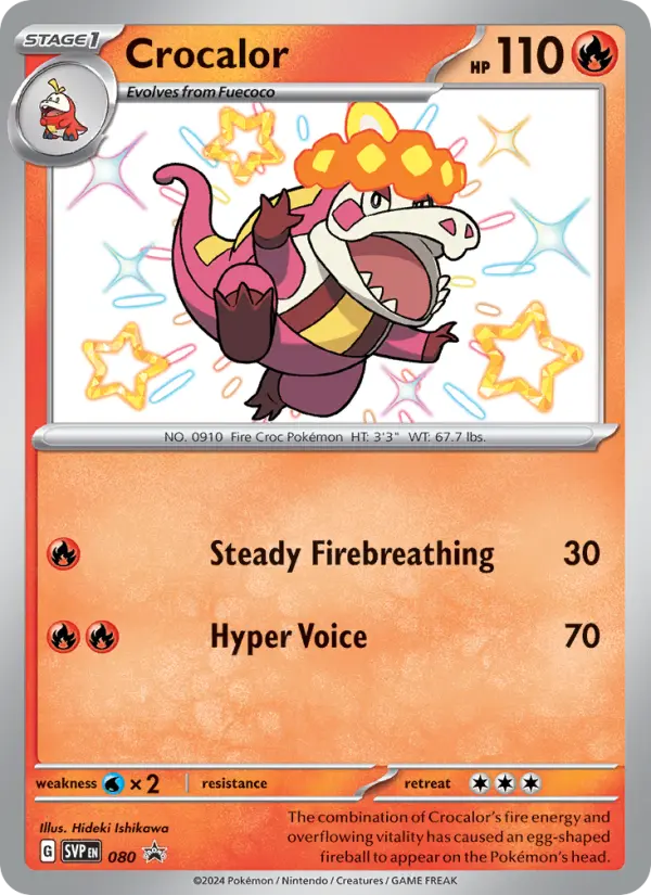 Crocalor — SVP Black Star Promos card #080
