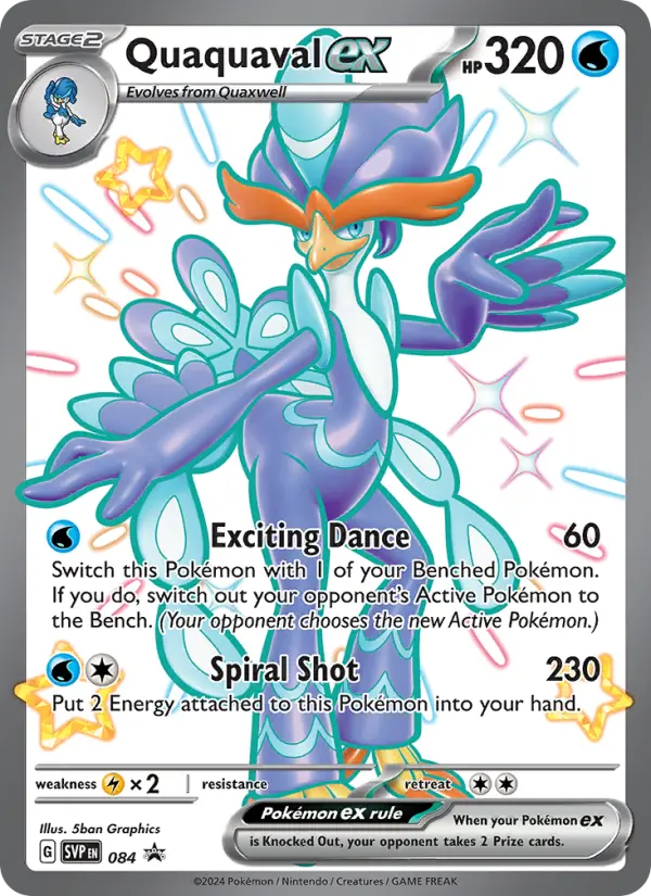 Quaquaval ex — SVP Black Star Promos card #084