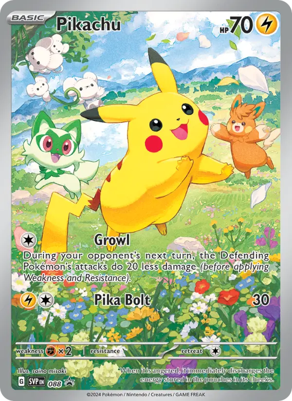 Pikachu — SVP Black Star Promos card #088