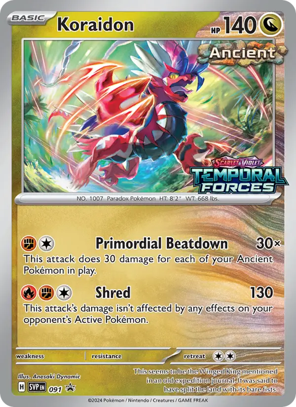 Koraidon — SVP Black Star Promos card #091