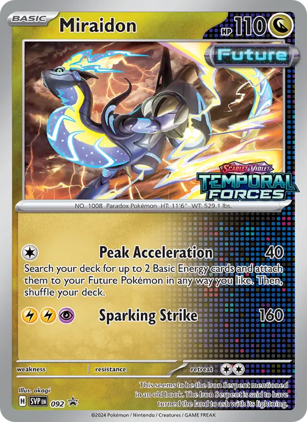 Miraidon — SVP Black Star Promos card #092