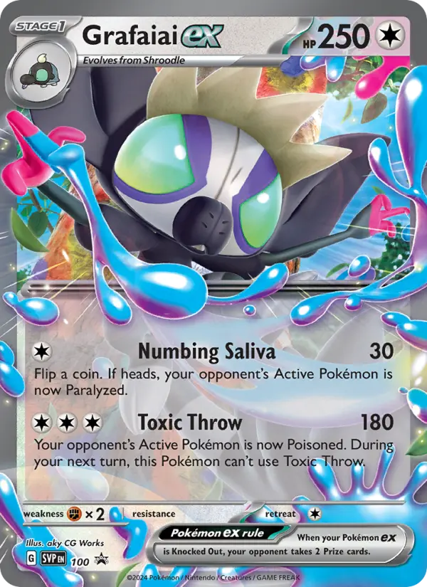 Grafaiai ex — SVP Black Star Promos card #100