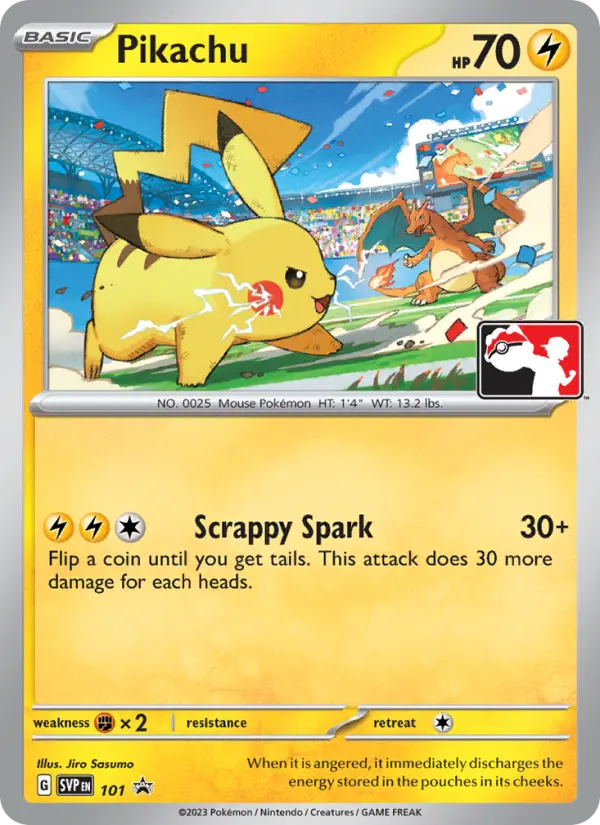 Pikachu — SVP Black Star Promos card #101