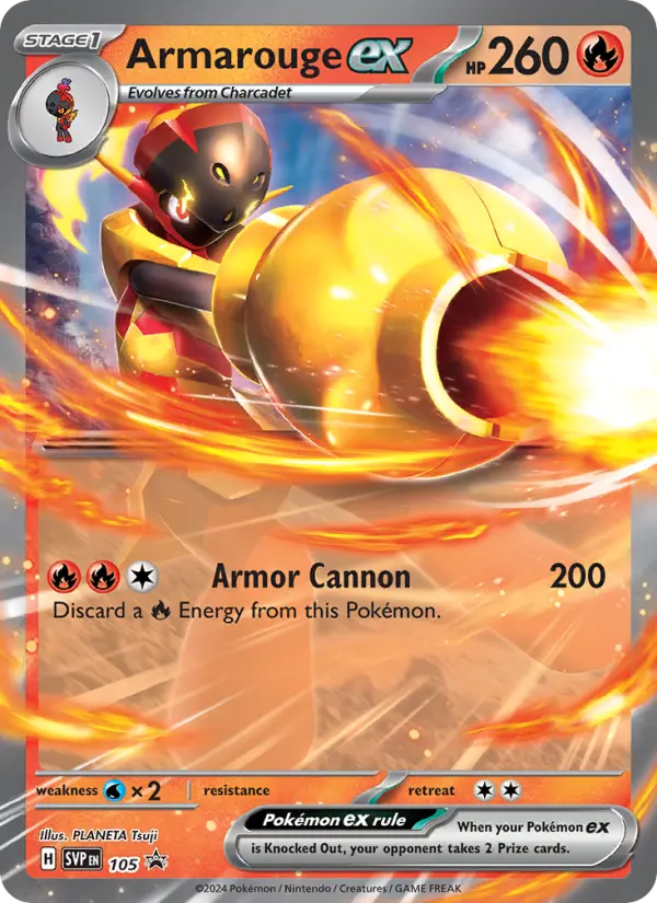Armarouge ex — SVP Black Star Promos card #105