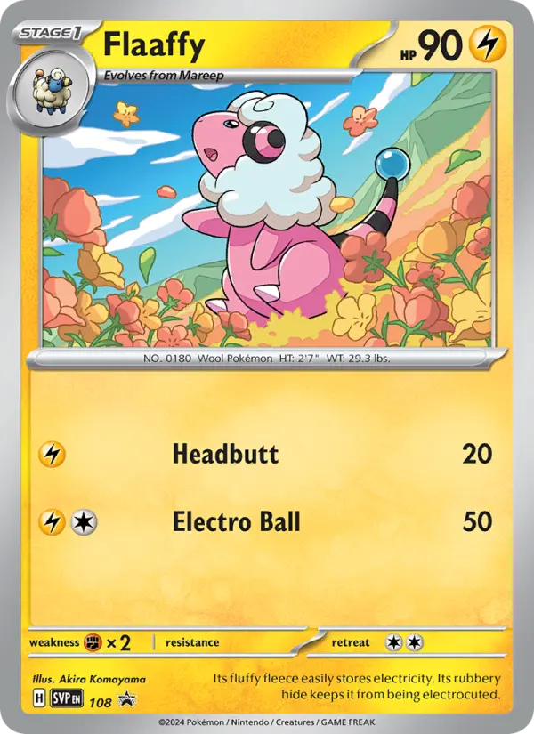 Flaaffy — SVP Black Star Promos card #108