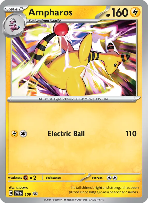 Ampharos — SVP Black Star Promos card #109