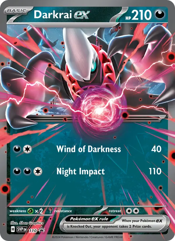 Darkrai ex — SVP Black Star Promos card #110