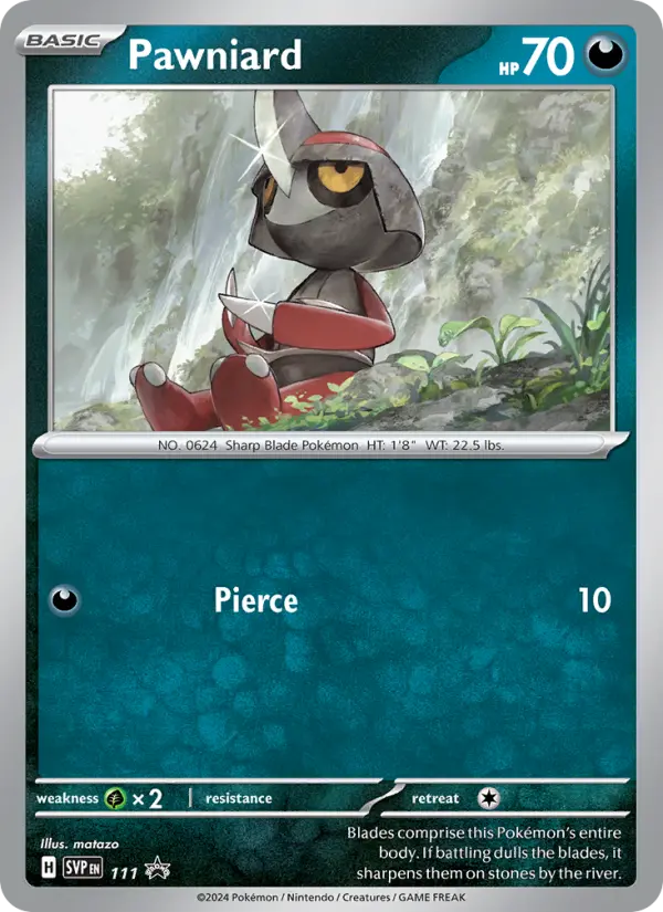 Pawniard — SVP Black Star Promos card #111