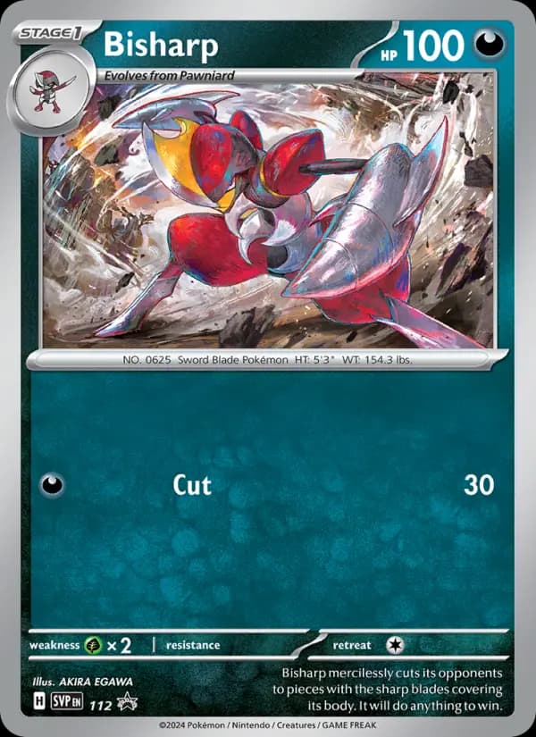 Bisharp — SVP Black Star Promos card #112