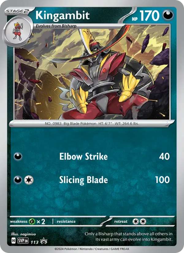 Kingambit — SVP Black Star Promos card #113