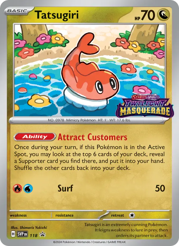 Tatsugiri — SVP Black Star Promos card #118