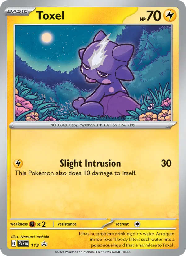 Toxel — SVP Black Star Promos card #119