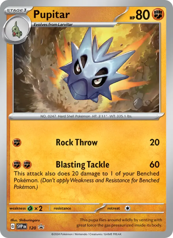 Pupitar — SVP Black Star Promos card #120