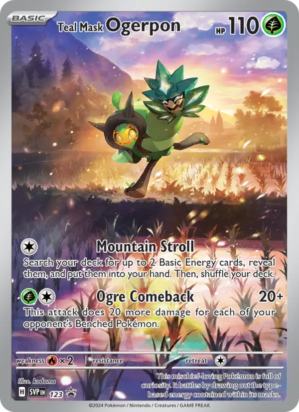 Teal Mask Ogerpon — SVP Black Star Promos card #123