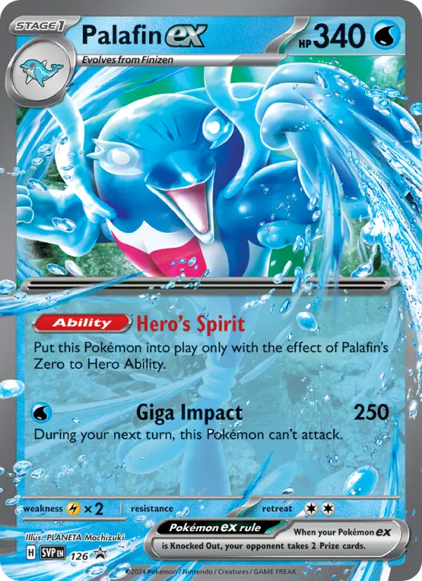 Palafin ex — SVP Black Star Promos card #126