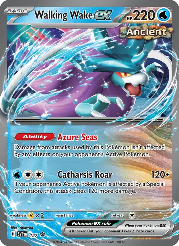 Walking Wake ex — SVP Black Star Promos card #127