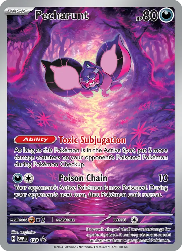 Pecharunt — SVP Black Star Promos card #129