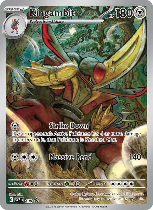 Kingambit — SVP Black Star Promos card #130
