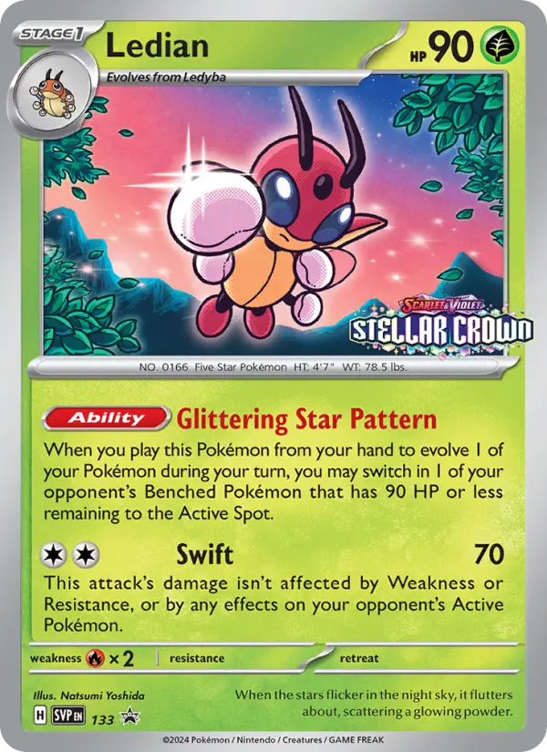 Ledian — SVP Black Star Promos card #133