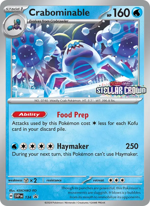 Crabominable — SVP Black Star Promos card #134