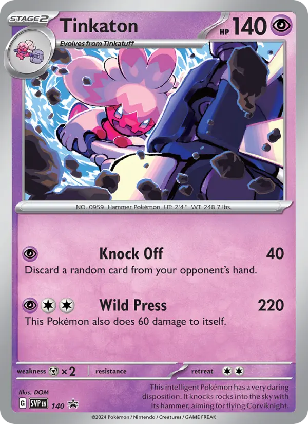 Tinkaton — SVP Black Star Promos card #140