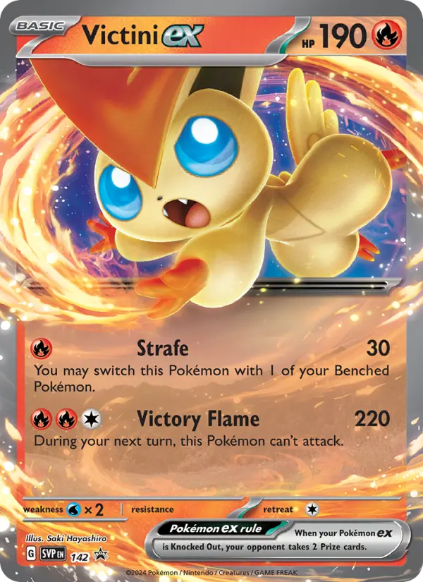 Victini ex — SVP Black Star Promos card #142
