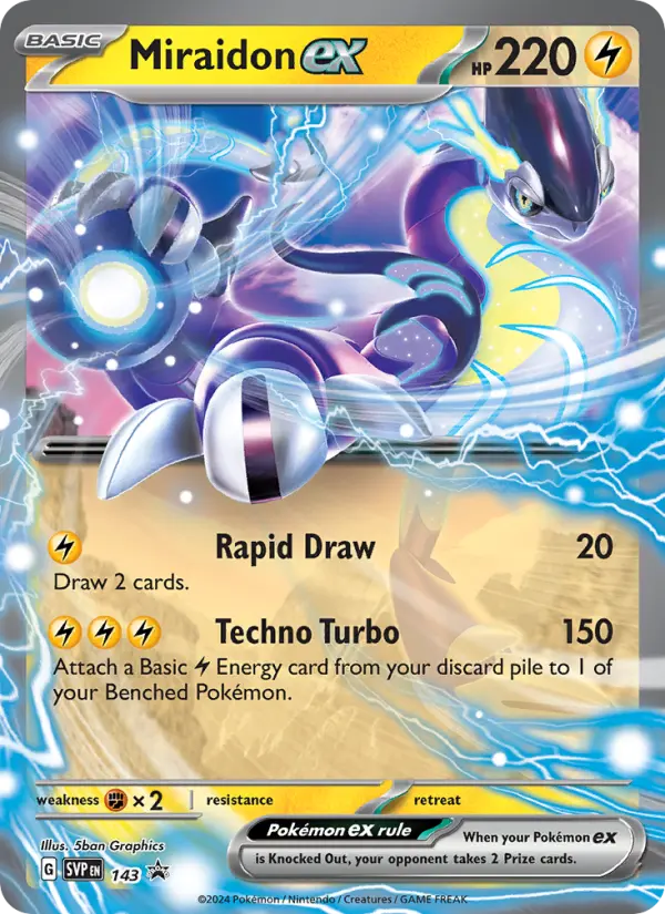 Miraidon ex — SVP Black Star Promos card #143