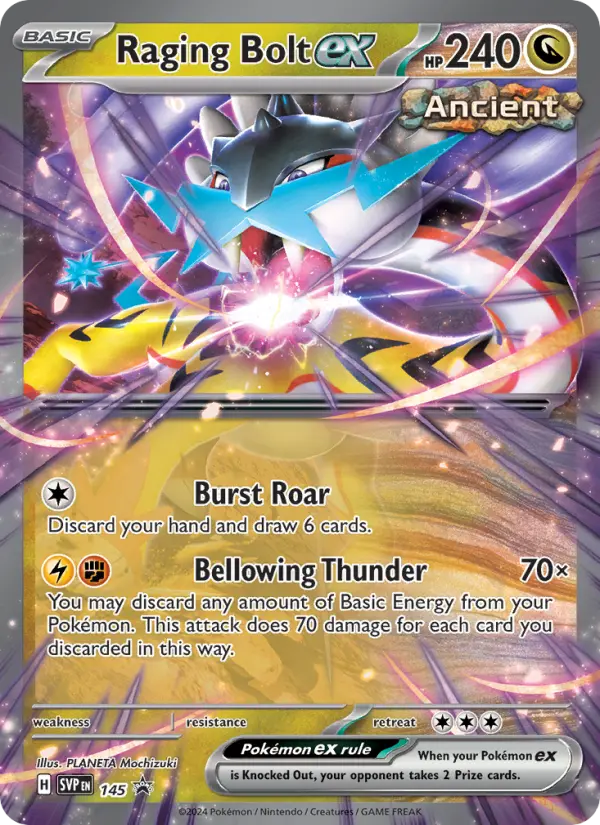 Raging Bolt ex — SVP Black Star Promos card #145