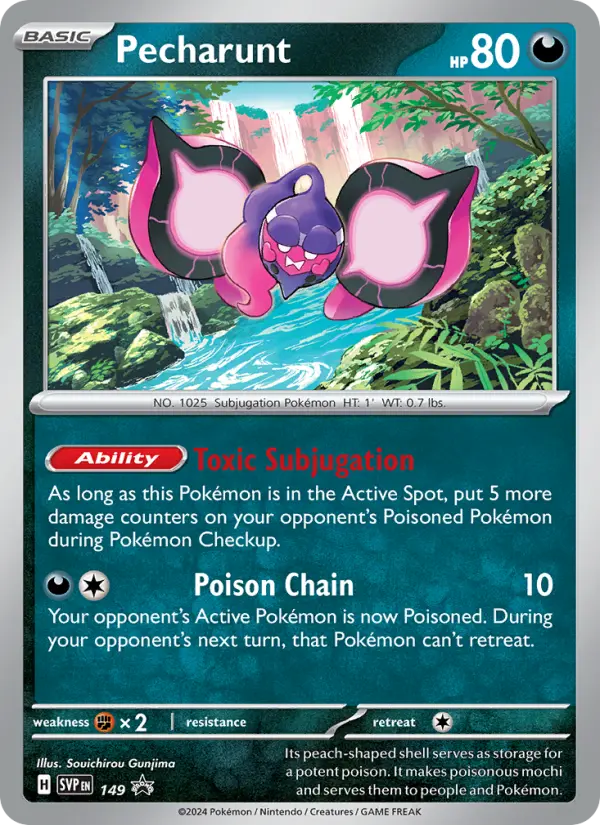 Pecharunt — SVP Black Star Promos card #149