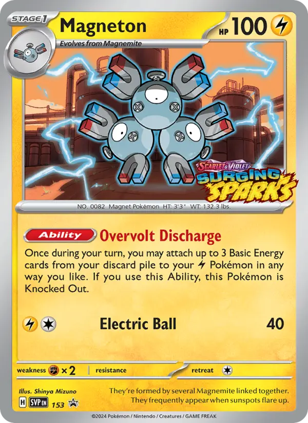 Magneton — SVP Black Star Promos card #153