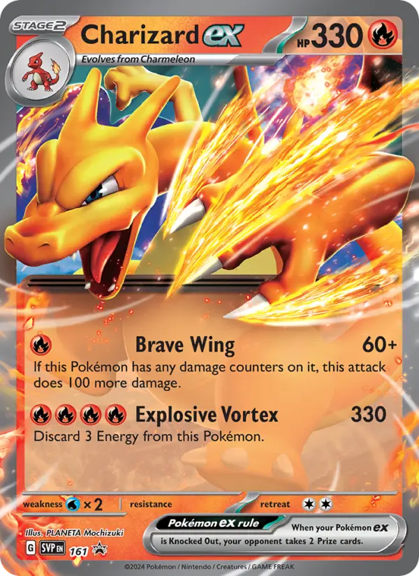 Charizard ex — SVP Black Star Promos card #161
