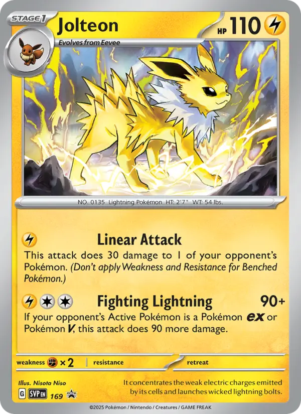 Jolteon — SVP Black Star Promos card #169