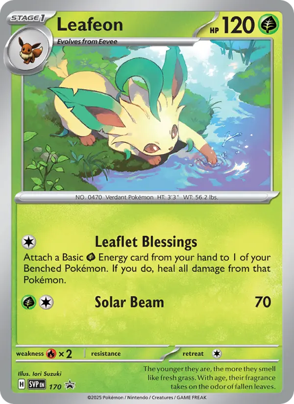 Leafeon — SVP Black Star Promos card #170