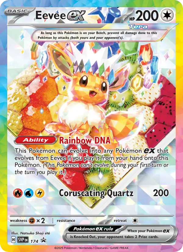 Eevee ex — SVP Black Star Promos card #174