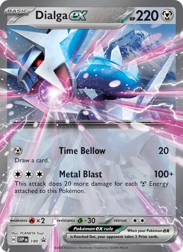 Dialga ex — SVP Black Star Promos card #180