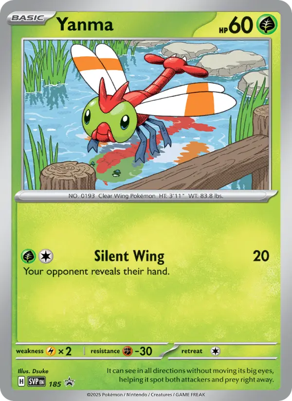Yanma — SVP Black Star Promos card #185