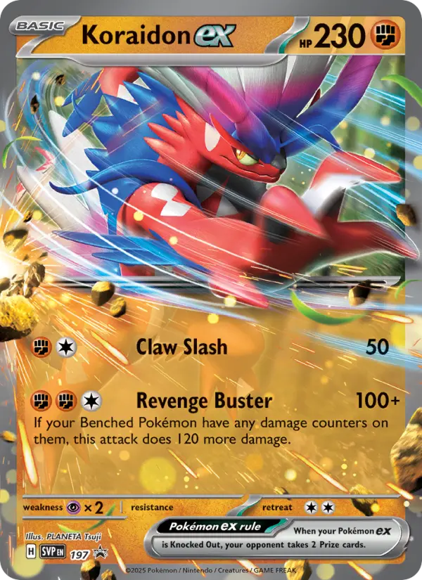 Koraidon ex — SVP Black Star Promos card #197