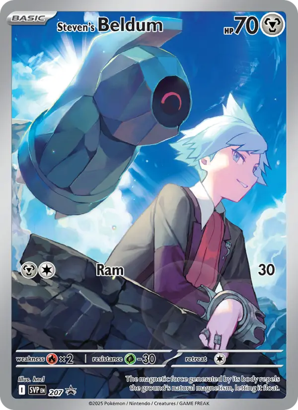 Steven's Beldum — SVP Black Star Promos card #207
