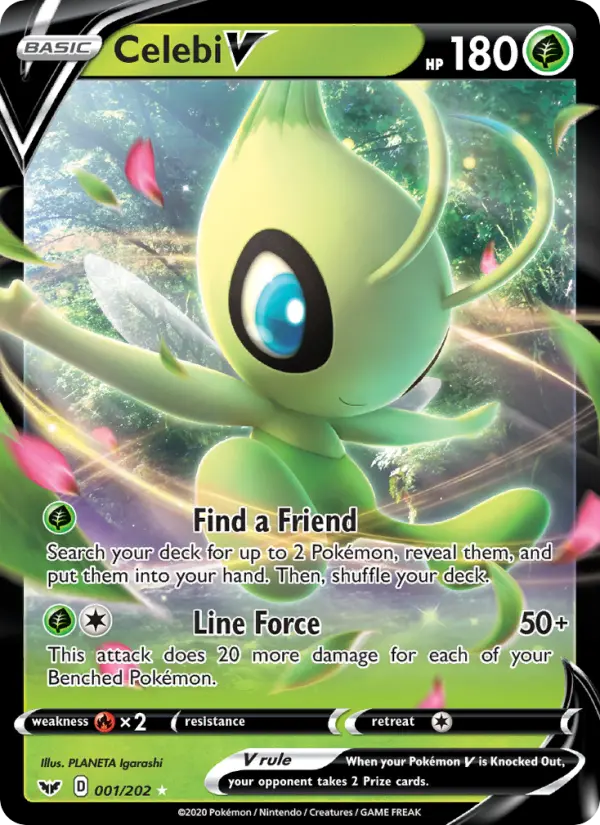 Celebi V — Sword & Shield card #1