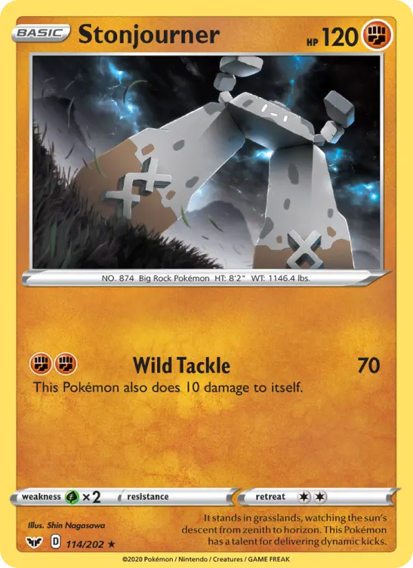Stonjourner — Sword & Shield card #114