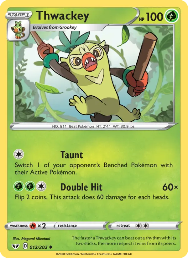 Thwackey — Sword & Shield card #12