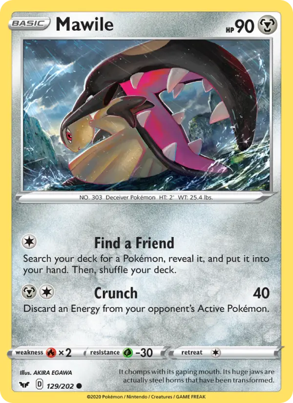 Mawile — Sword & Shield card #129