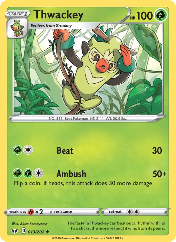 Thwackey — Sword & Shield card #13