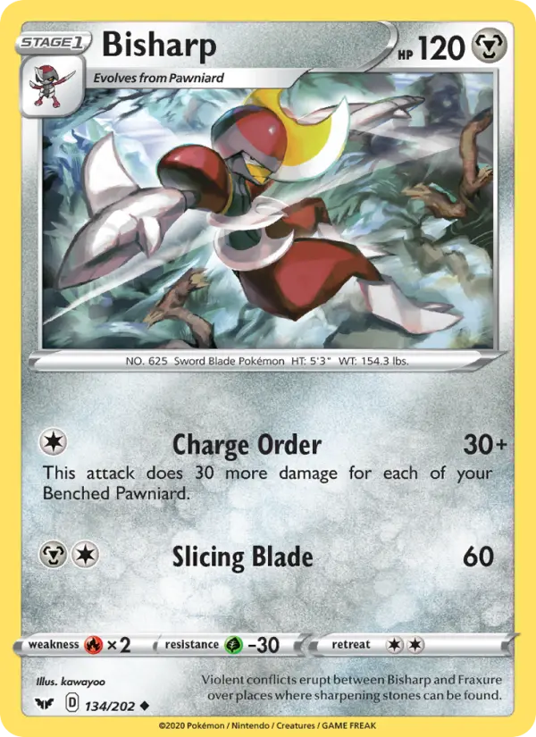 Bisharp — Sword & Shield card #134