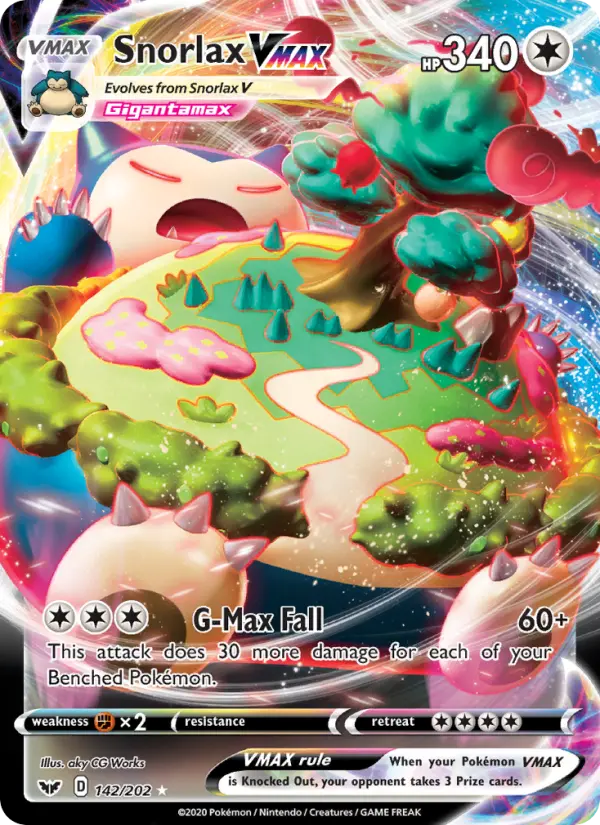 Snorlax VMAX — Sword & Shield card #142