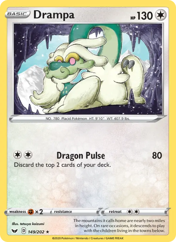 Drampa — Sword & Shield card #149