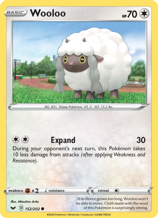 Wooloo — Sword & Shield card #152